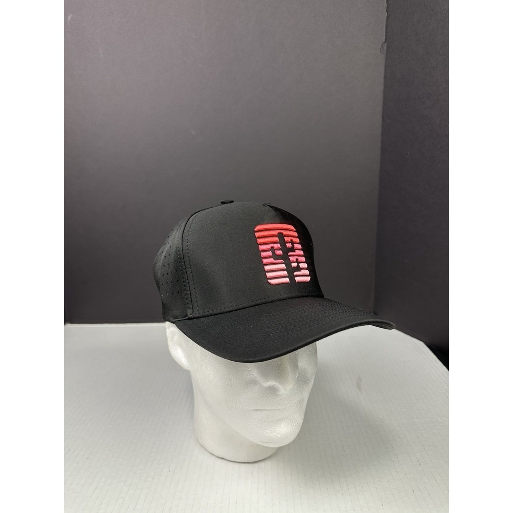 Waggle Cactus Mirage Performance Golf Hat Snapback Cap, Black